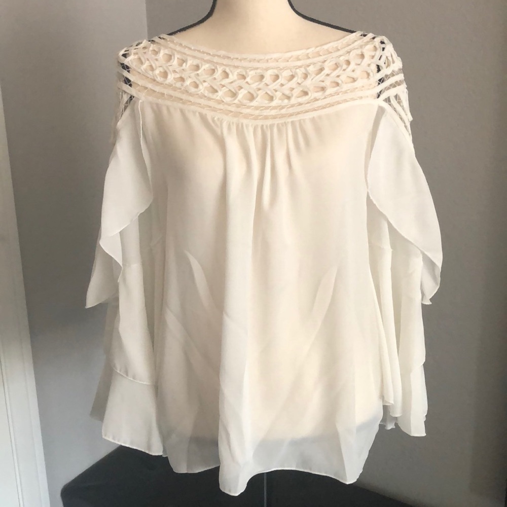 Beautiful semi sheer blouse